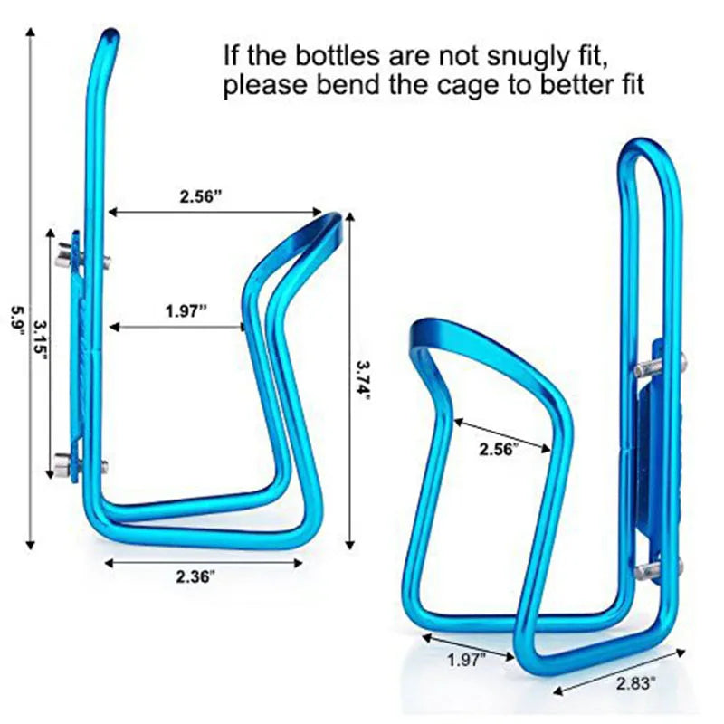 Aluminum Alloy Bicycle Bottle Holder Lightweight Cycling Water Bottle Cage MTB Road Bike Mount
