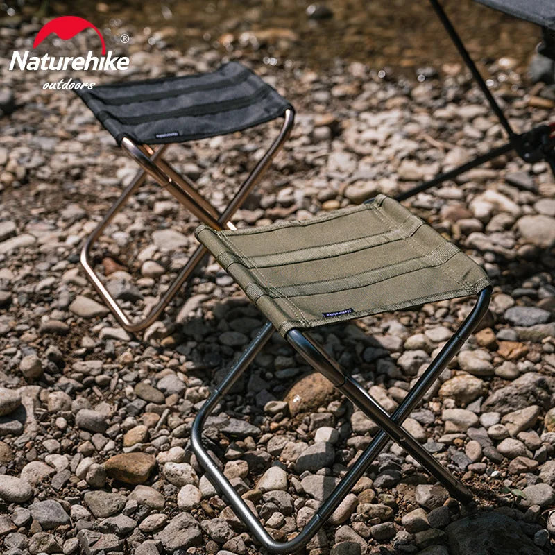 Lightweight Aluminium Outdoor Camping Stool Folding Portable Fishing Hiking Seat NH17Z012-L