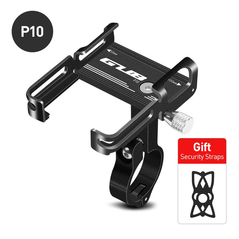 GUB G81 G-81 Aluminum Bicycle Phone Holder For 3.5-6.2 inch Smartphone Adjustable Support GPS Bike
