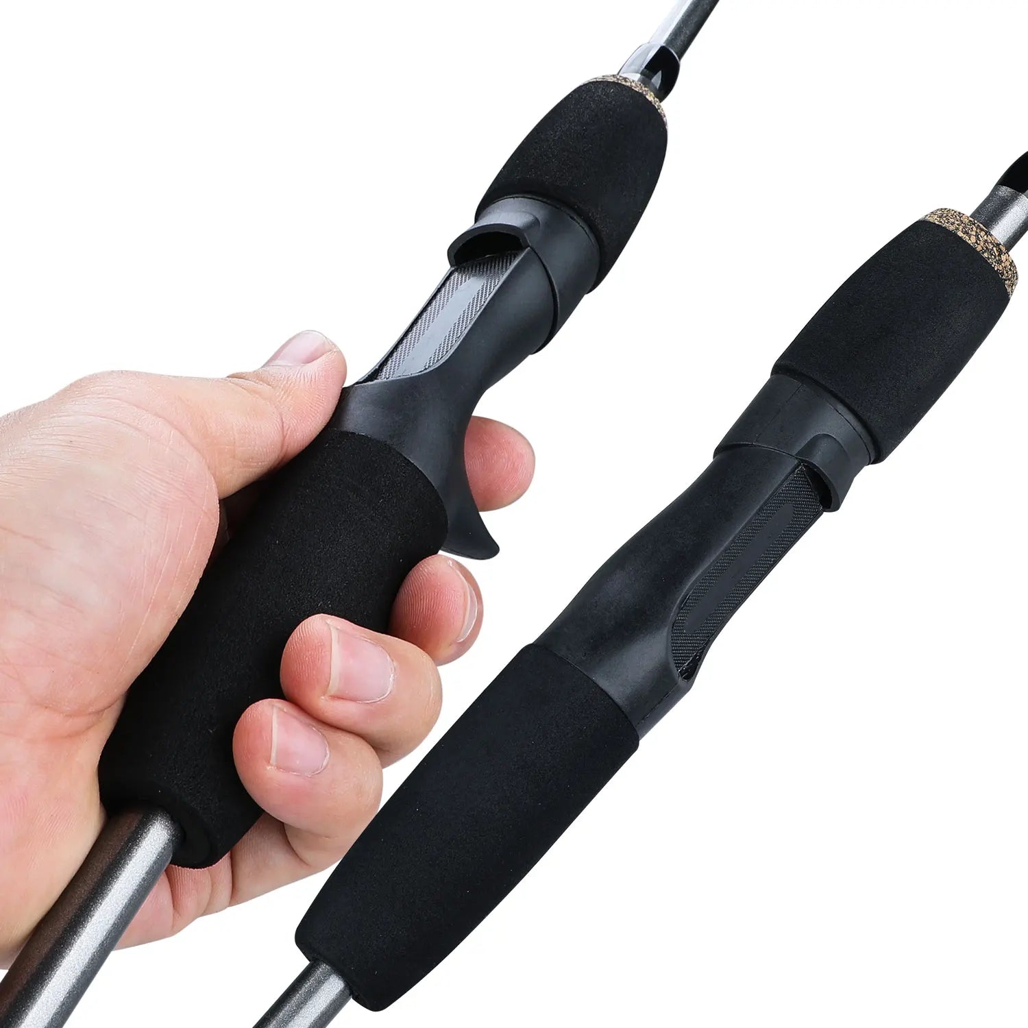 Sougayilang 1.7m 5 Section Travel Fishing Rod Spinning Casting Lure Rod