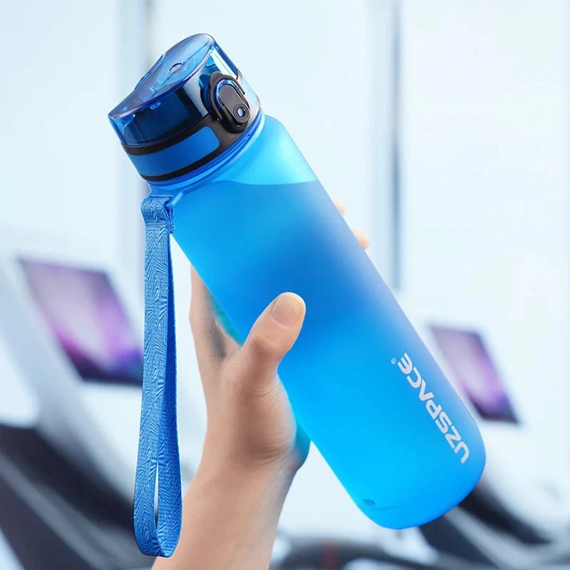 500/1000ML Sport Water Bottle Shaker Portable Leakproof Drinkware Plastic Drink Bottle