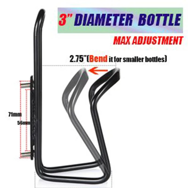 Aluminum Alloy Bicycle Bottle Holder Lightweight Cycling Water Bottle Cage MTB Road Bike Mount
