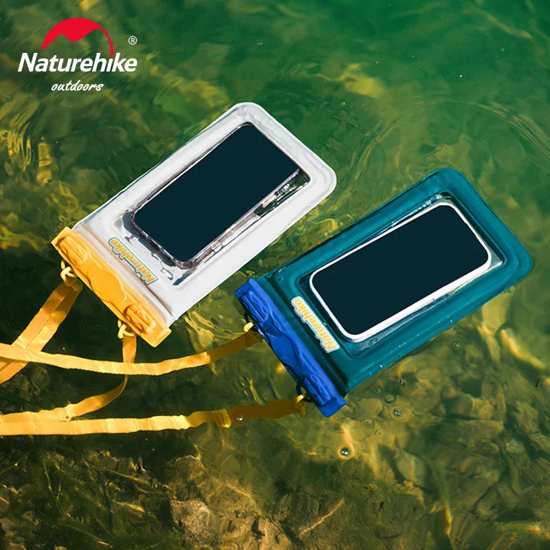 NATUREHIKE Waterproof Floating Phone Bag IPX8 Swimming Diving Touchscreen Case
