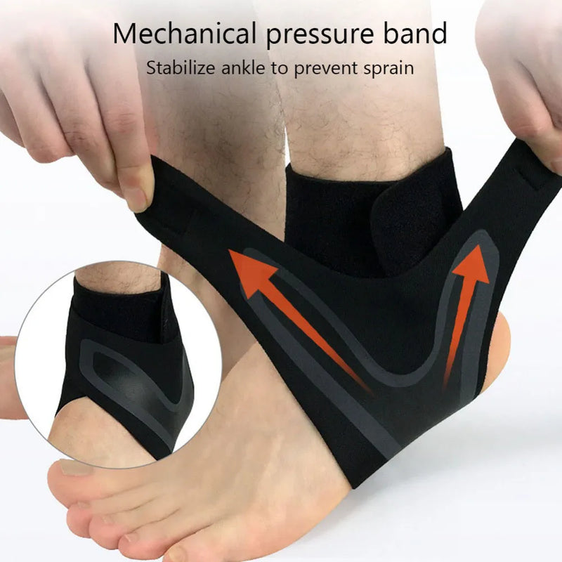 Sports Ankle Brace Adjustable Compression Ankle Support Elastic Ankle Guard Pain Relief Strap