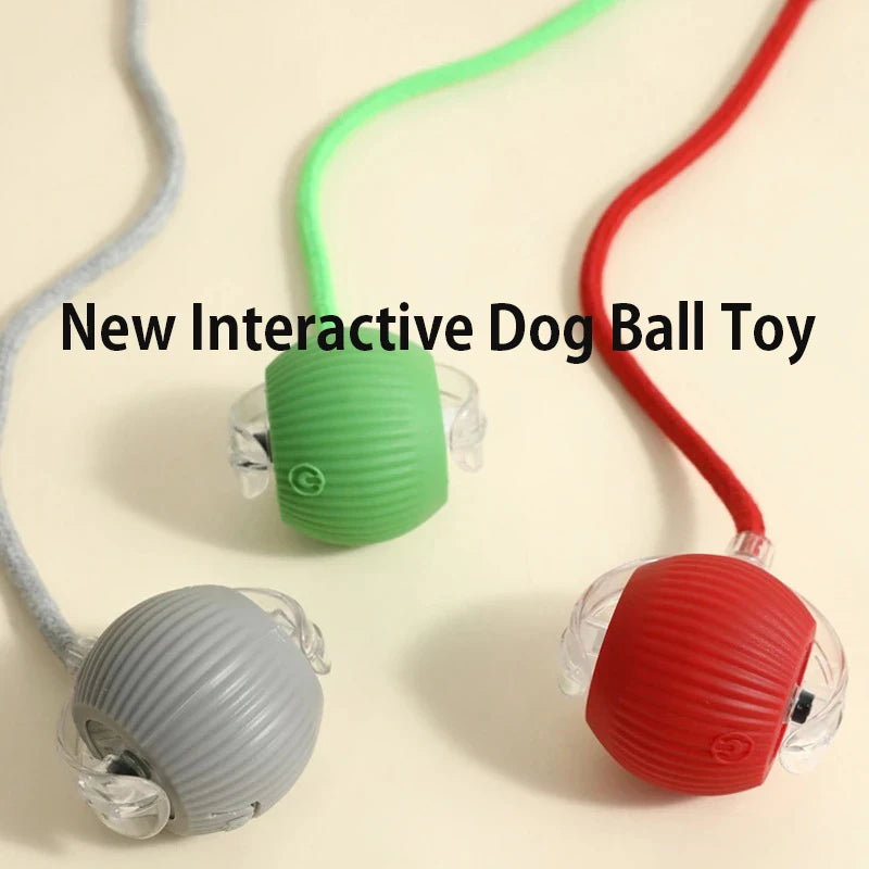 Smart Interactive Dog Ball Toy – Automatic Rolling, Rechargeable & Obstacle-Avoidance Play for Pets