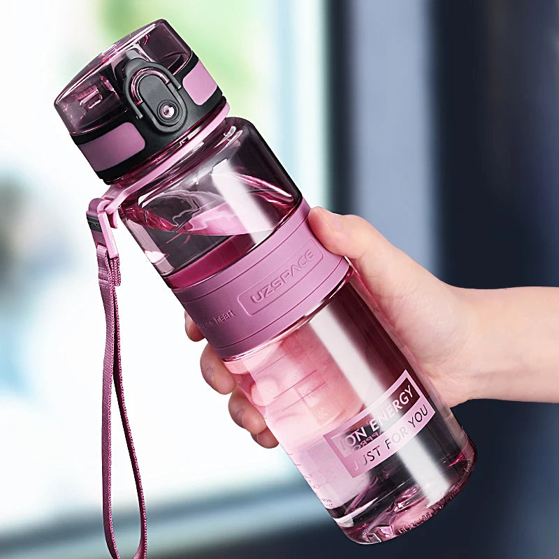500ml/1000ml Leakproof BPA-Free Sports Water Bottle with Tea Infuser | UZSPACE