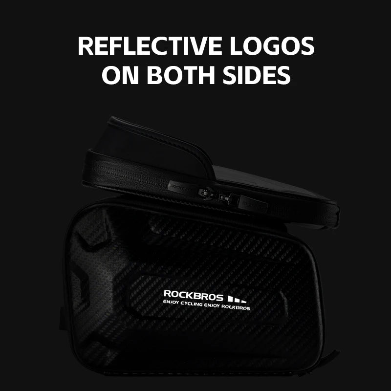 ROCKBROS Shockproof EVA Hard Shell Bicycle Frame Bag with Touchscreen