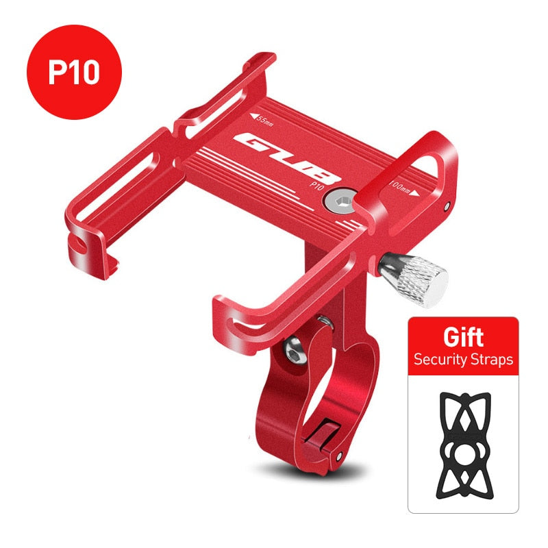 GUB G81 G-81 Aluminum Bicycle Phone Holder For 3.5-6.2 inch Smartphone Adjustable Support GPS Bike