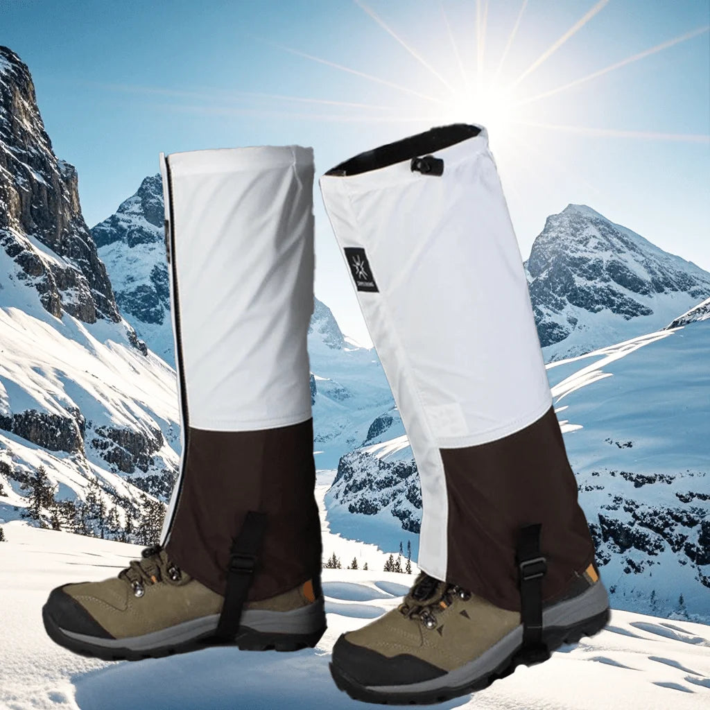 Waterproof Polyester Leg Gaiters – Snow & Sand Protection for Hiking, Skiing, and Mountaineering