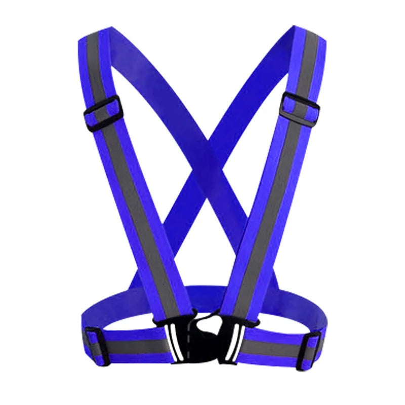 IZTOSS Reflective Safety Vest – Adjustable Night Running & Riding Strap for Adults & Kids