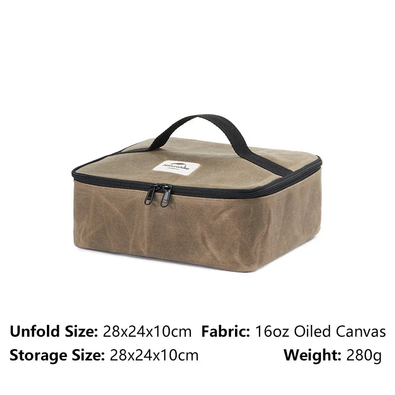 NATUREHIKE Large Capacity Camping Stove Storage Bag Gas Canister Travel Storage Box