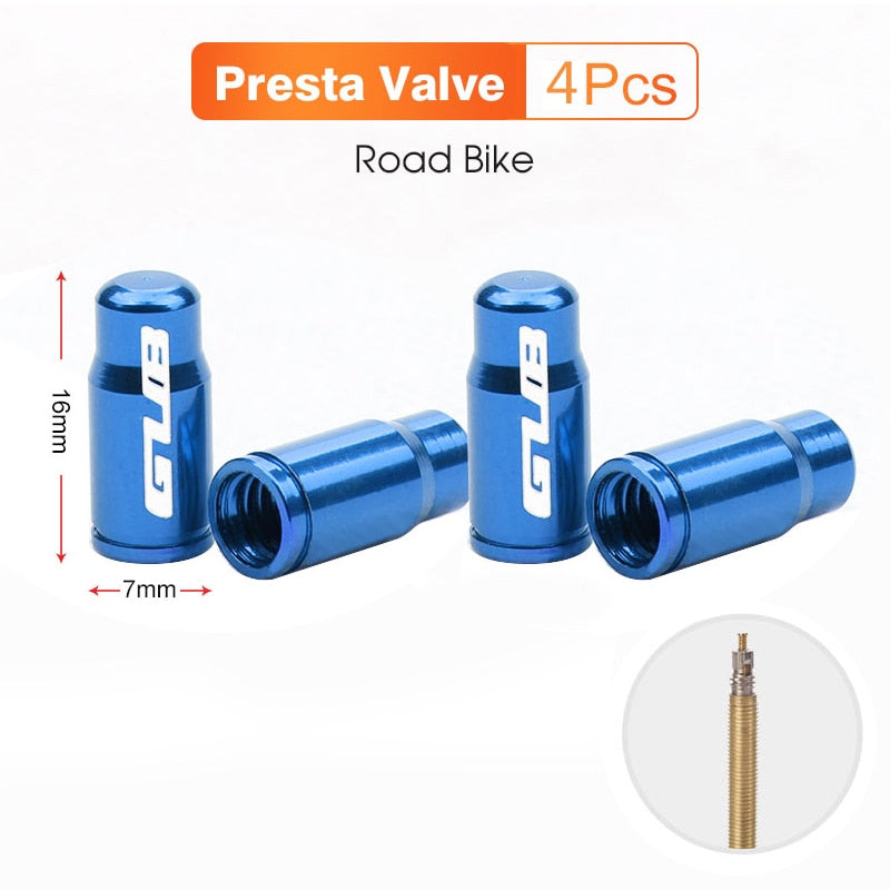 2pcs Aluminum Bicycle Tire Valve Cap Ultralight Mountain Road Bike Tyre Cap Schrader/Presta Tire