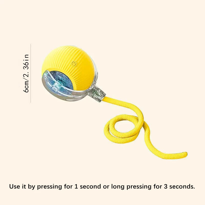 Smart Interactive Dog Toy Ball – USB Rechargeable, Automatic Bouncing & Durable Design for Pets