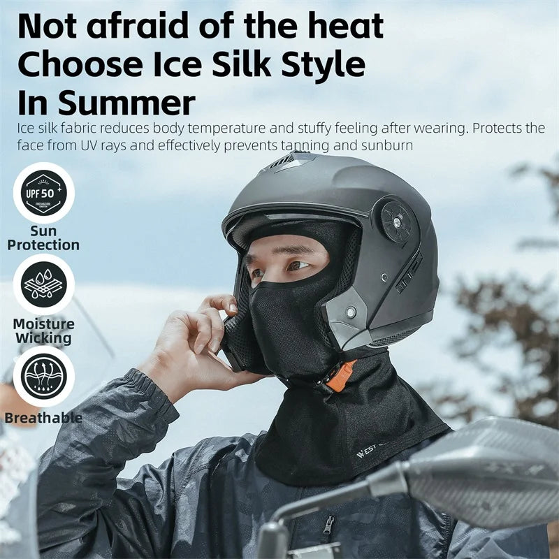 WEST BIKING Thermal Fleece Balaclava – Windproof Winter Face Mask for Ski, Motorcycle & Cycling