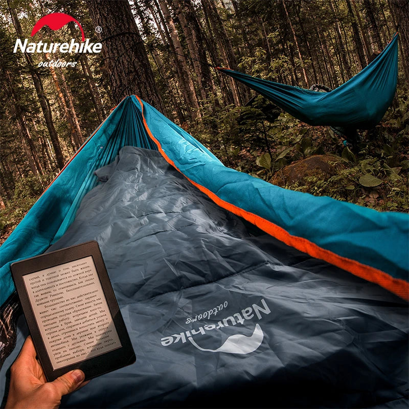 Y150 Ultralight 3-Season Envelope Sleeping Bag Waterproof Hooded Camping Hiking Adult Bag