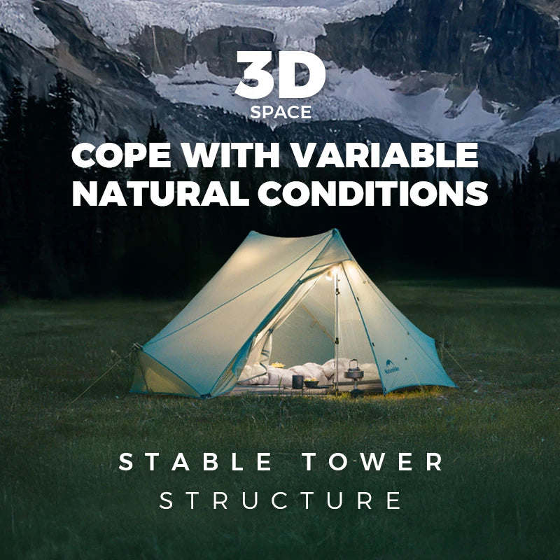 Ling Feng UL 2-Person Ultralight Trekking Tent – Lightweight Sun Shelter for Camping & Hiking