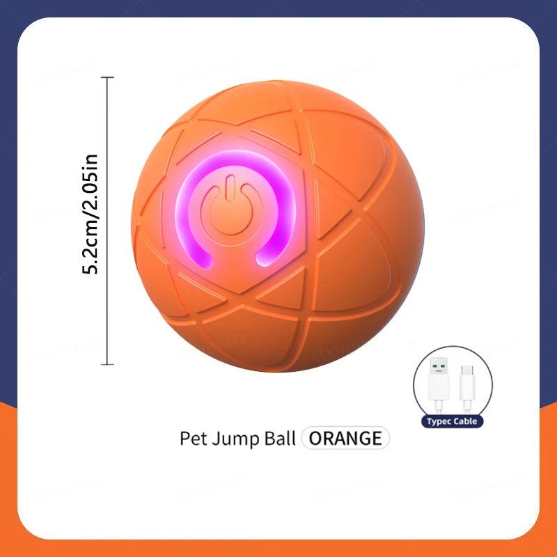 Smart Interactive Dog Toy Ball – USB Rechargeable, Automatic Bouncing & Durable Design for Pets