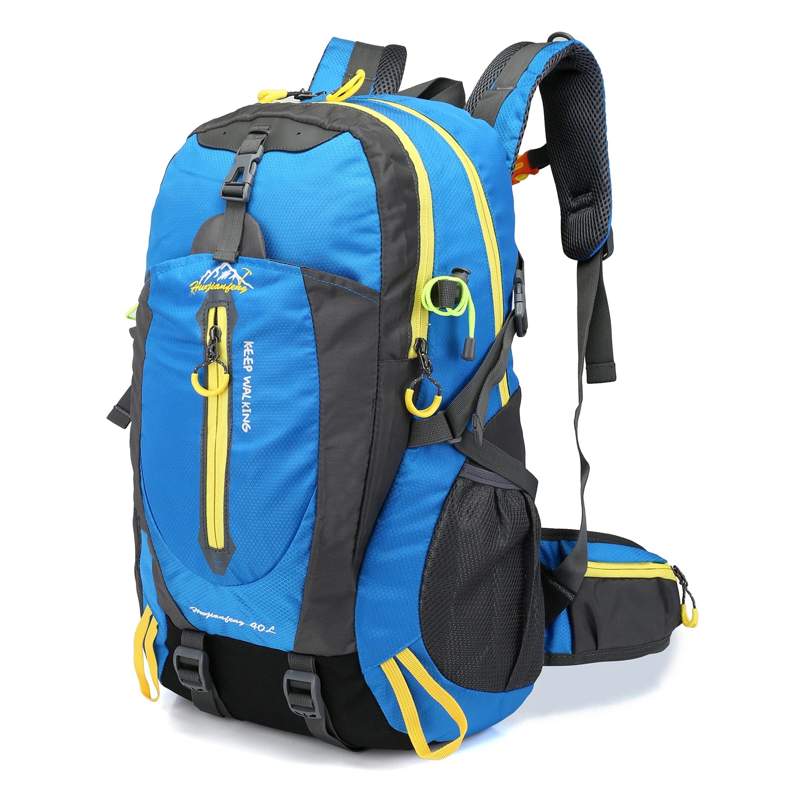 40L Nylon Water Resistant Backpack – Lightweight Outdoor Daypack for Hiking & Travel