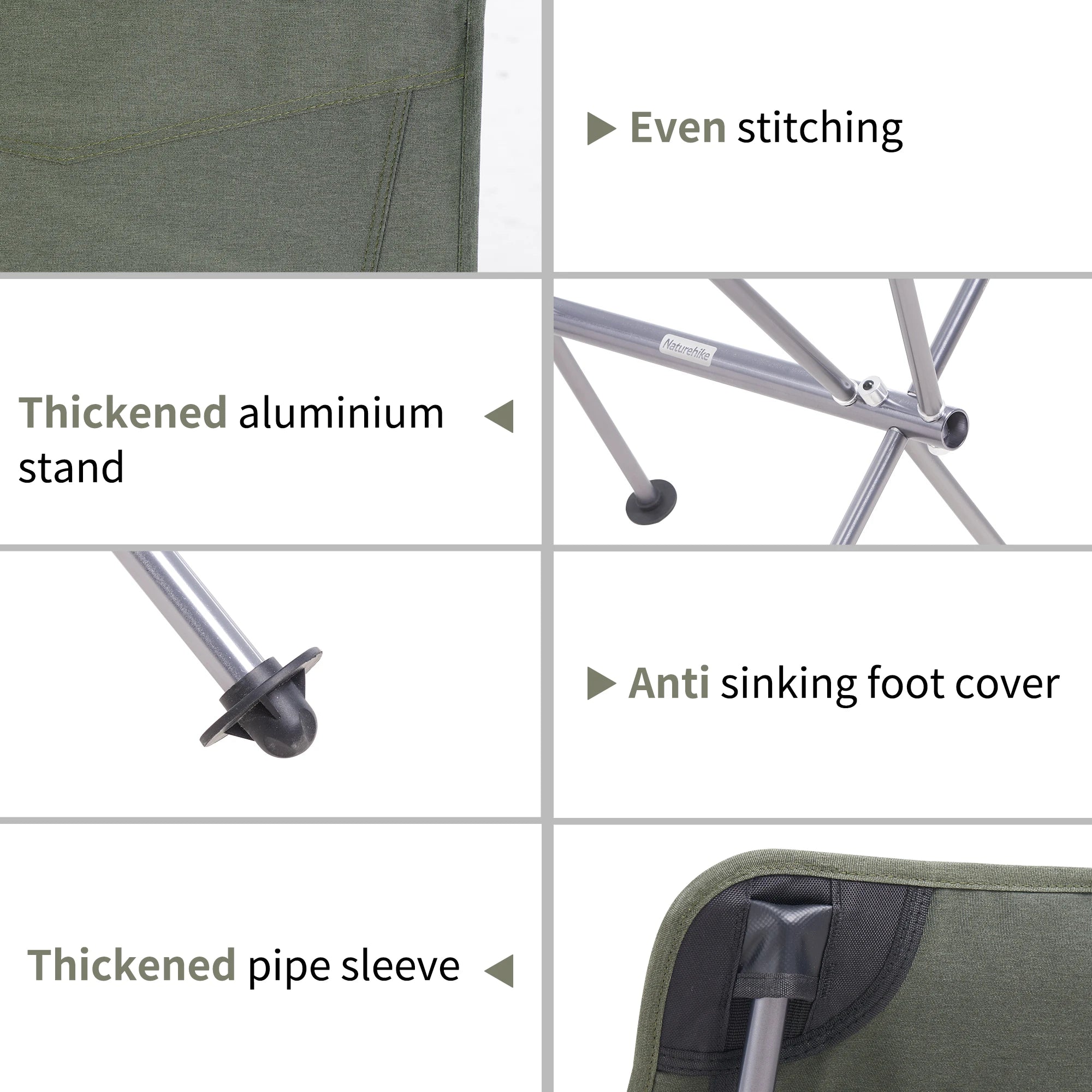 YL06PLUS Ultralight Portable Camping Chair Folding Outdoor Picnic Backpacking Travel Fishing Seat