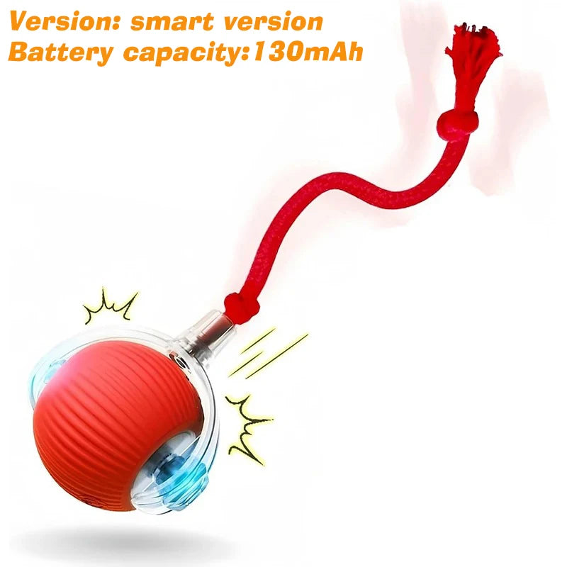 Smart Interactive Dog Ball Toy – Automatic Rolling, Rechargeable & Obstacle-Avoidance Play for Pets