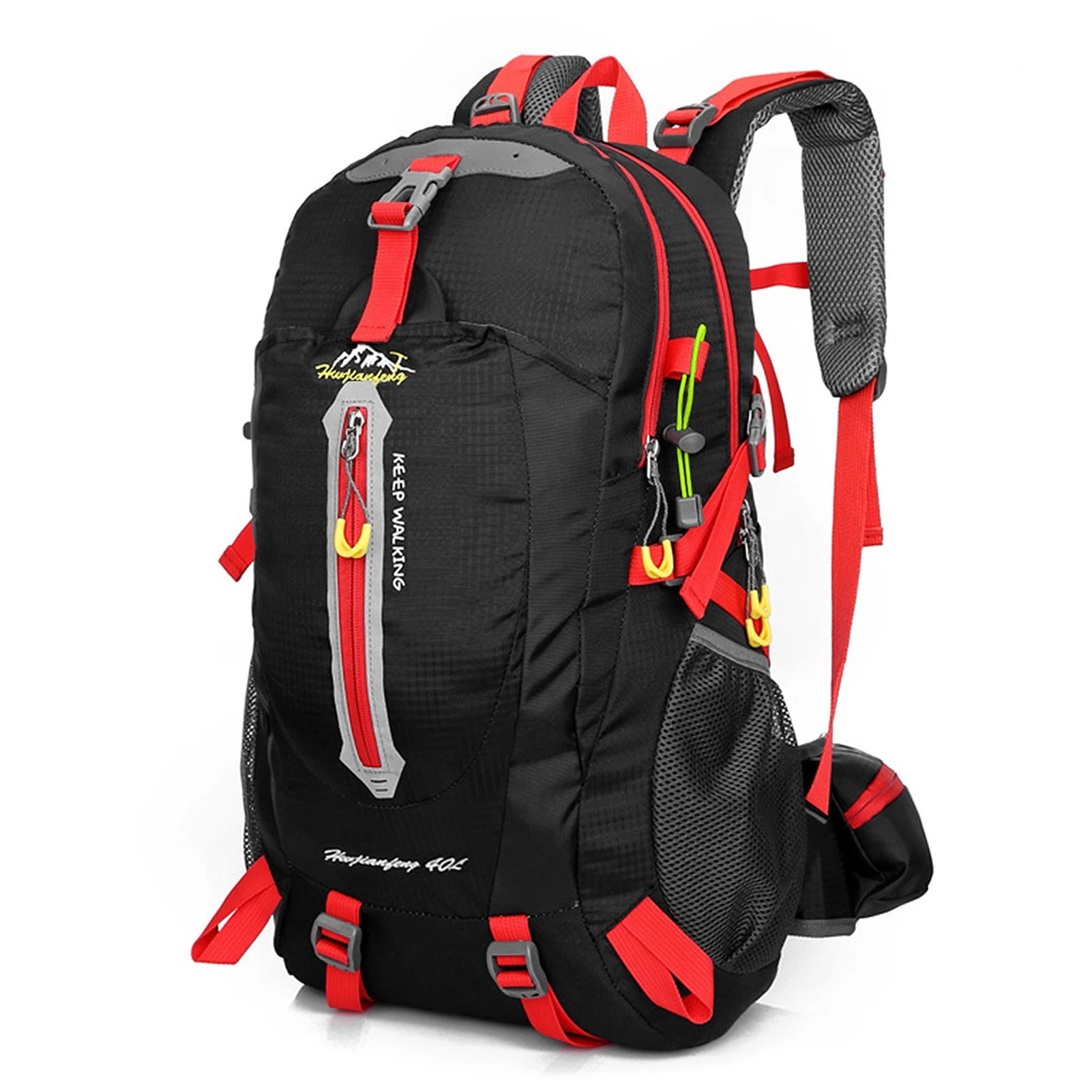 TOMSHOO 40L Water-Resistant Travel Backpack Hiking Camping Daypack Trekking Bag