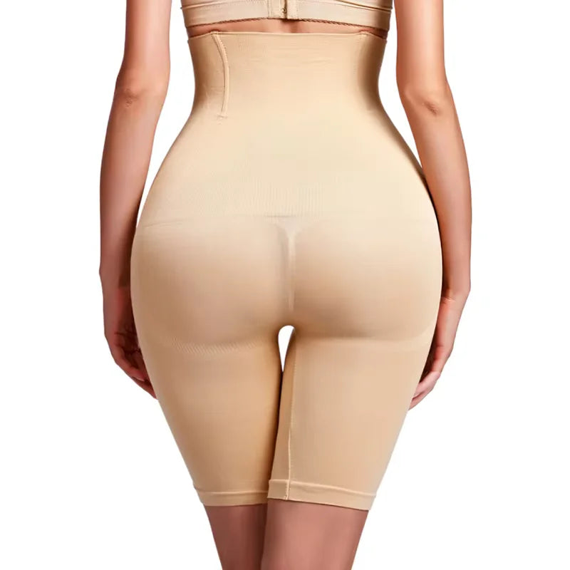 High Waist Shaping Boyshort Panties Tummy Control Seamless Slimming Shapewear Butt-Lifting Shorts