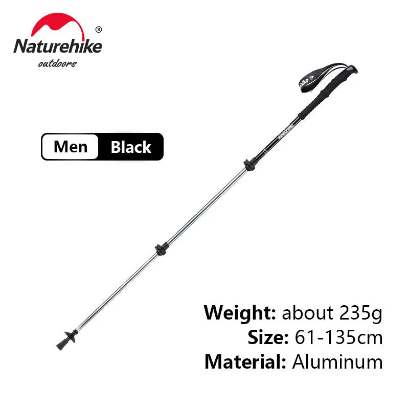 Naturehike ST01 Telescopic Walking Stick – Ultralight Trekking Pole for Adults & Children