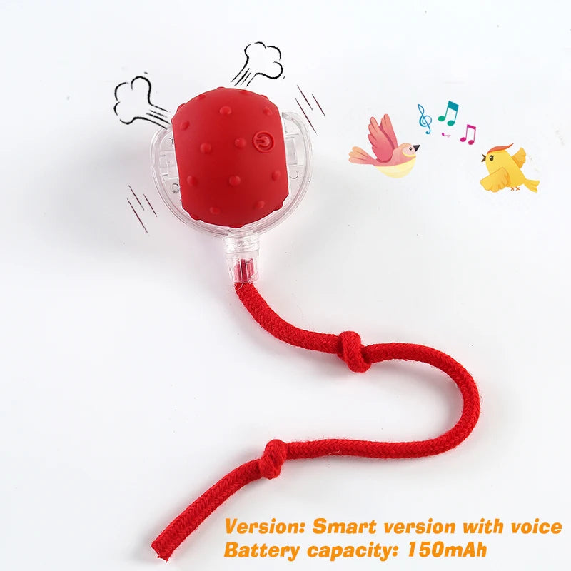 Smart Interactive Dog Ball Toy – Automatic Rolling, Rechargeable & Obstacle-Avoidance Play for Pets