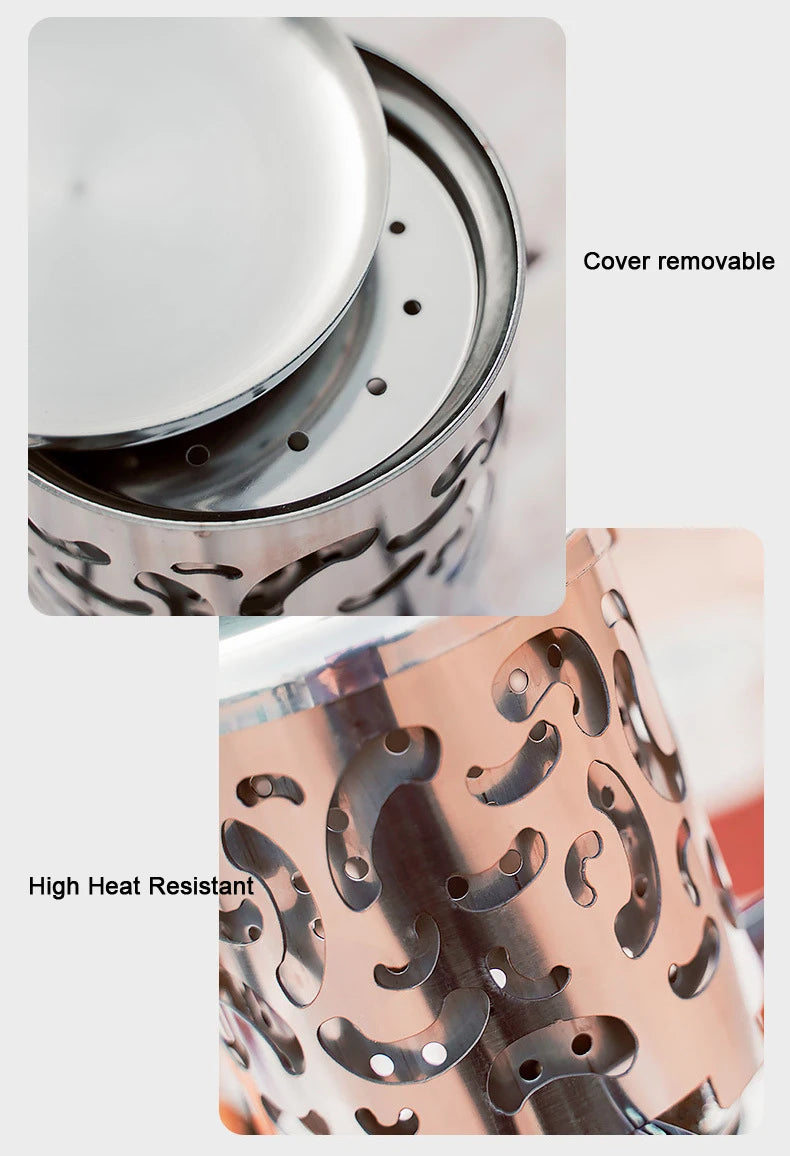 APG Outdoor Gas Heater Stainless Steel Stoves Heating Cover Camping Gas Warmer