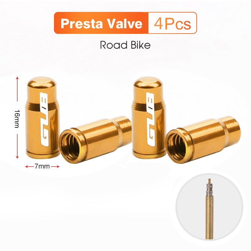 2pcs Aluminum Bicycle Tire Valve Cap Ultralight Mountain Road Bike Tyre Cap Schrader/Presta Tire