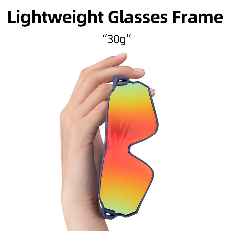 ROCKBROS Polarized Cycling Glasses UV400 Sun Protection – Unisex MTB Road Bike Sports Sunglasses