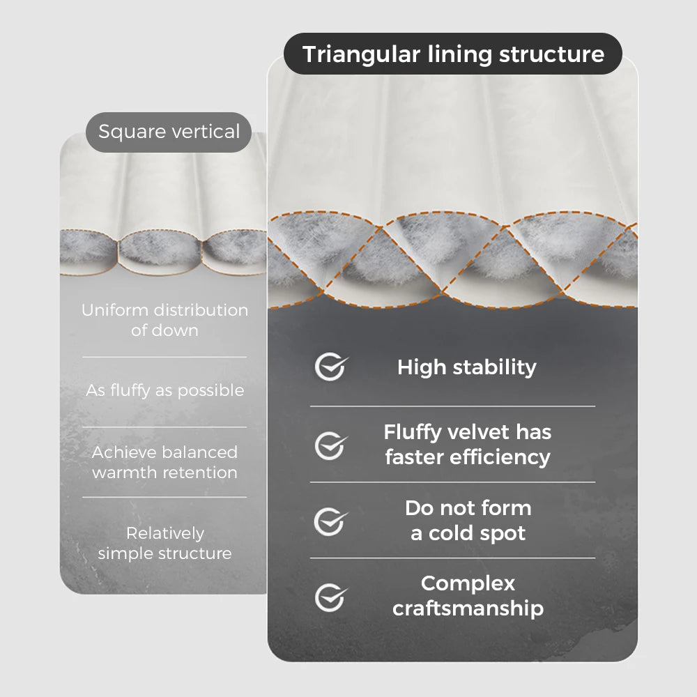 Mummy Goose Down Ultralight Sleeping Bag Winter Cold Weather Hiking Camping Portable Sack