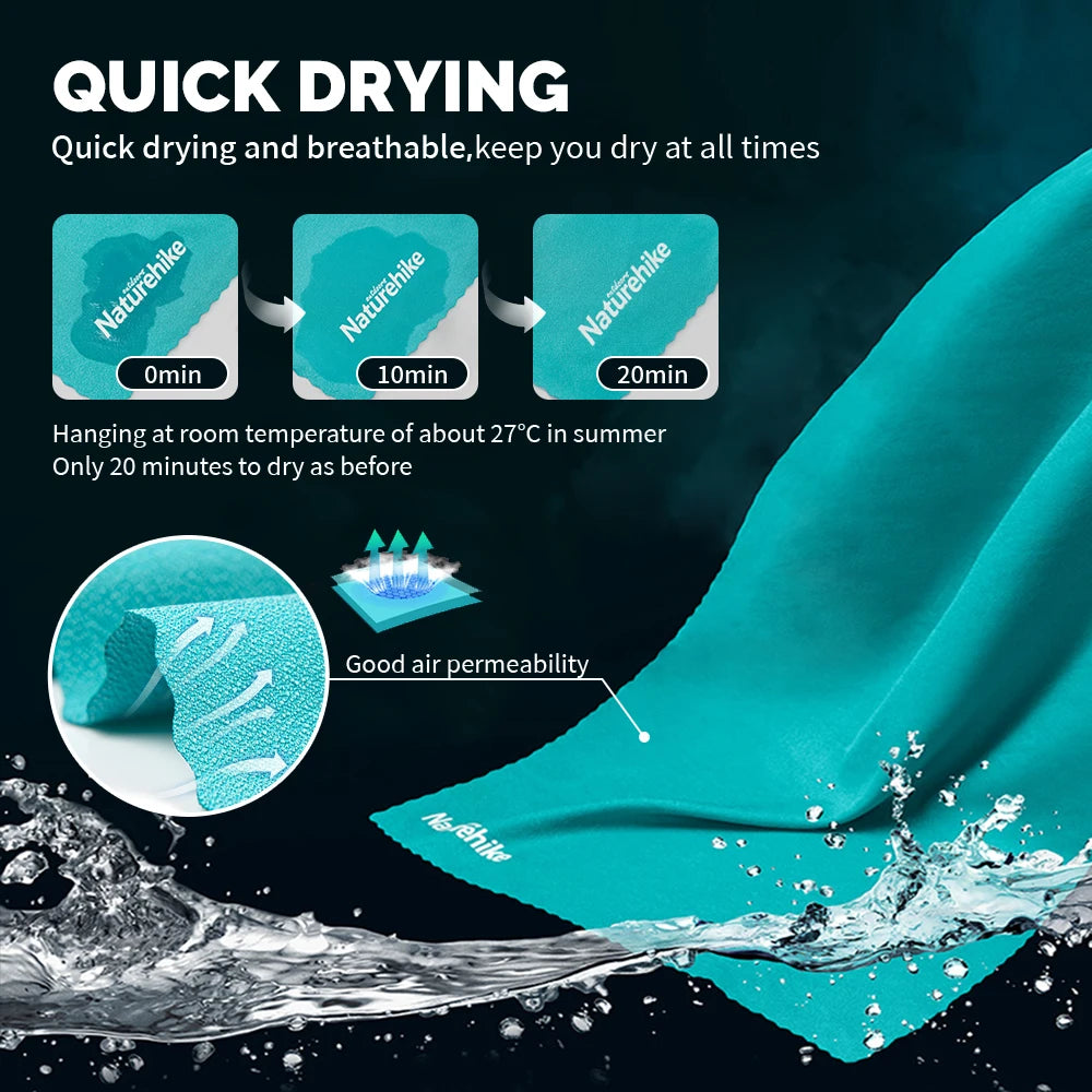 Beach Towel Microfiber Quick-Dry Ultralight Camping Swimming Gym Travel Sports Towel