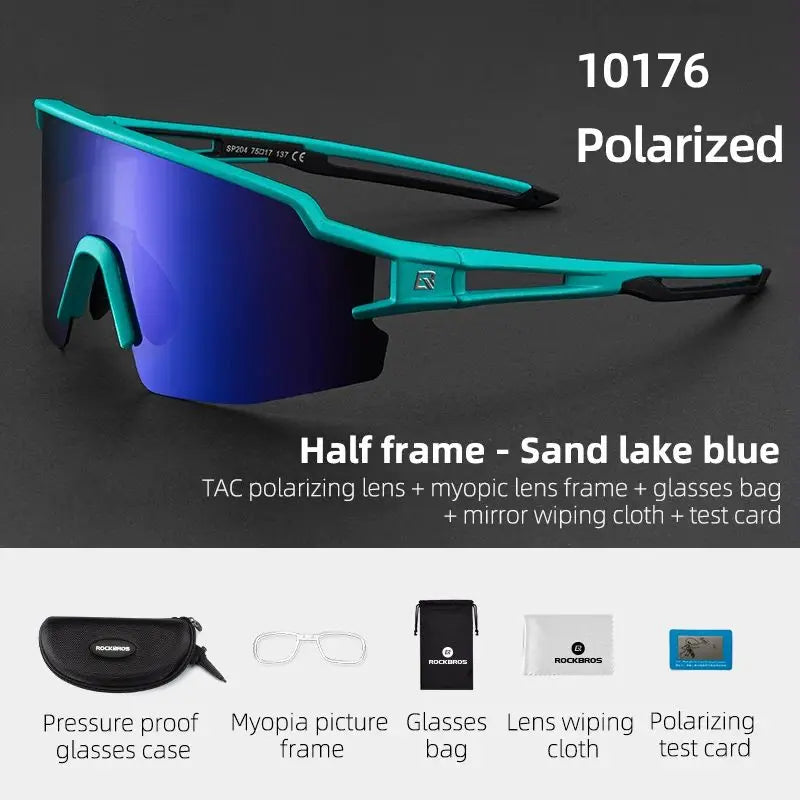ROCKBROS 1017 Photochromic & Polarized Cycling Glasses UV400 Protection | ROCKBROS