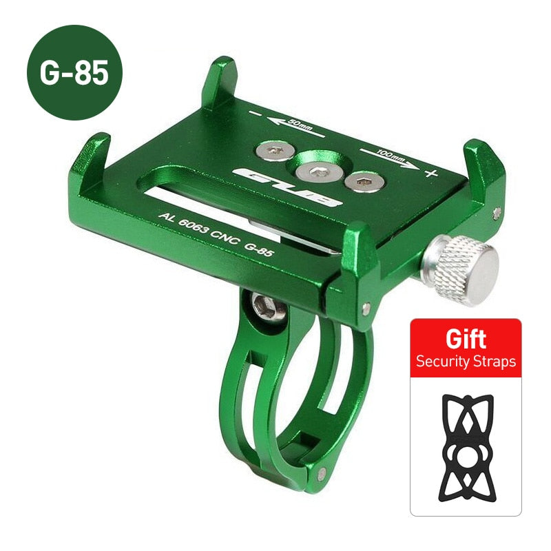 GUB G81 G-81 Aluminum Bicycle Phone Holder For 3.5-6.2 inch Smartphone Adjustable Support GPS Bike