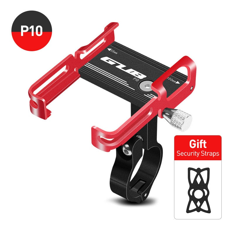 GUB G81 G-81 Aluminum Bicycle Phone Holder For 3.5-6.2 inch Smartphone Adjustable Support GPS Bike