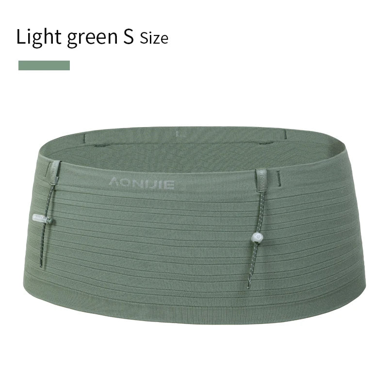 AONIJIE W8116 Elastic Sports Waist Bag Running Race Number Belt for Triathlon, Marathon & Cycling