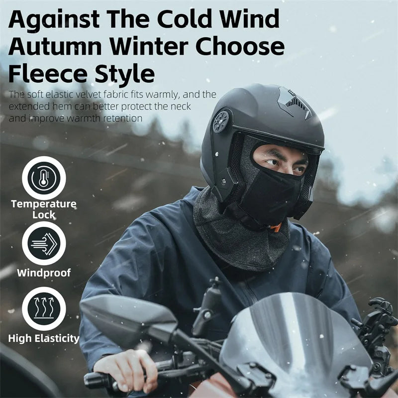 WEST BIKING Thermal Fleece Balaclava – Windproof Winter Face Mask for Ski, Motorcycle & Cycling