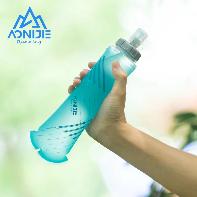 AONIJIE SD24 500ml BPA-Free Soft Flask Water Bottle with Pull or Rotary Switch for Running & Hiking