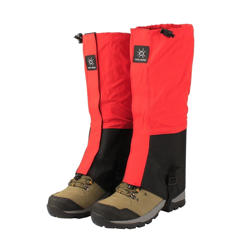 Outdoor Travel Waterproof Leg Gaiters – Snowproof Leg Warmers for Hiking, Climbing, & Winter Sports