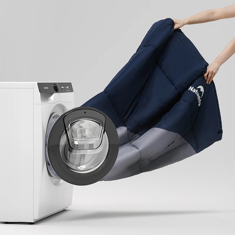 Sunny PL02 Hooded Envelope Sleeping Bag Dual-Use Quilt Portable Camping 3-Season Adult Bag