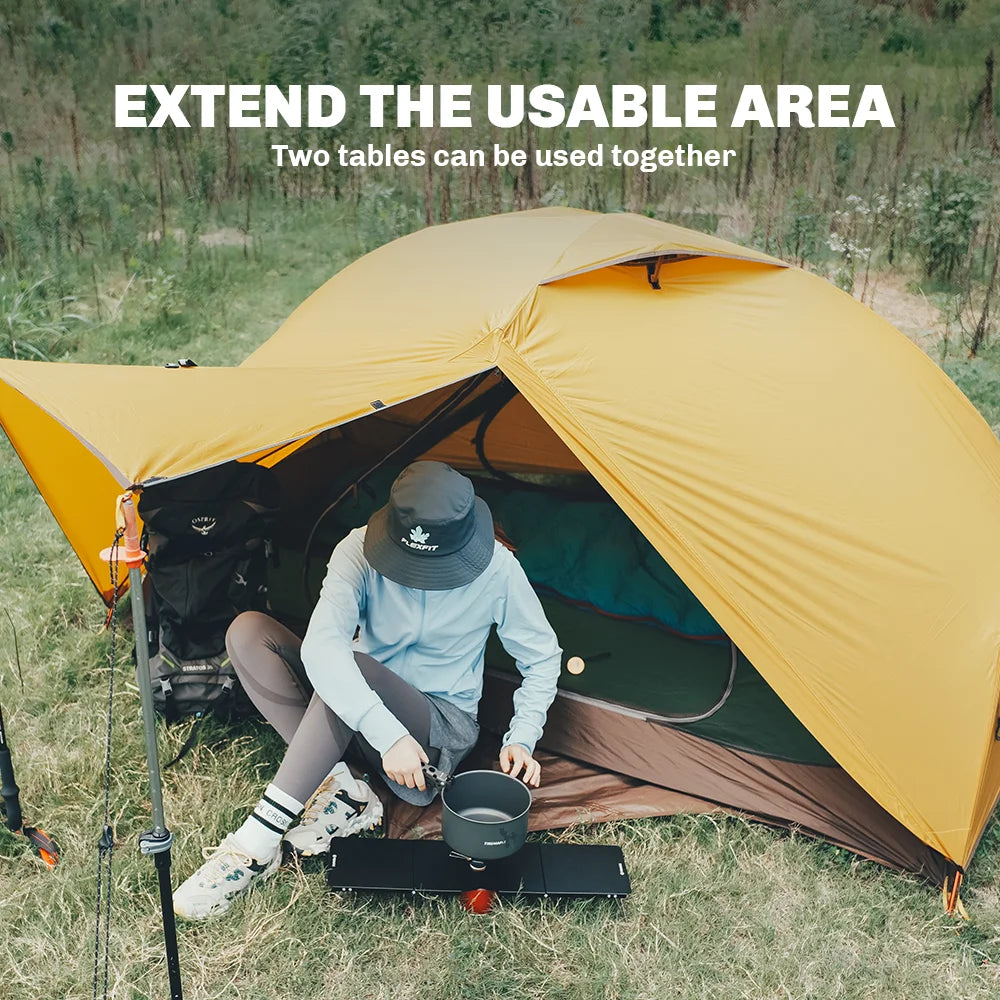 Petrel Ultralight Folding Table 191g Aluminium Desk for Camping & Hiking