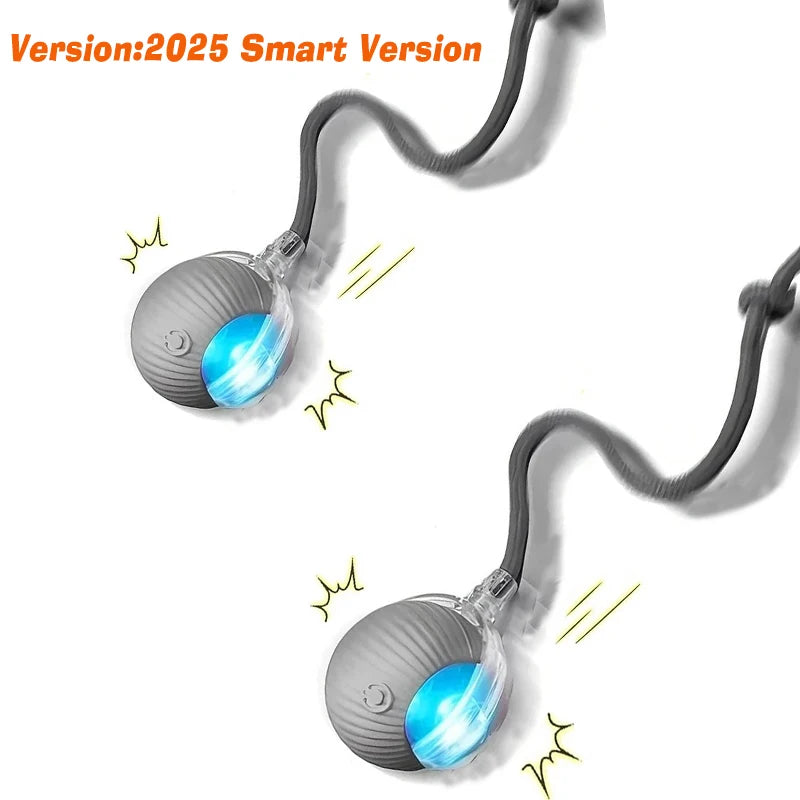 Smart Interactive Dog Ball Toy – Automatic Rolling, Rechargeable & Obstacle-Avoidance Play for Pets