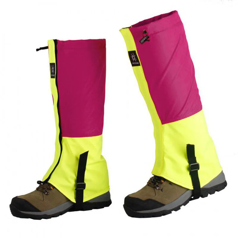 Waterproof Polyester Leg Gaiters – Snow & Sand Protection for Hiking, Skiing, and Mountaineering