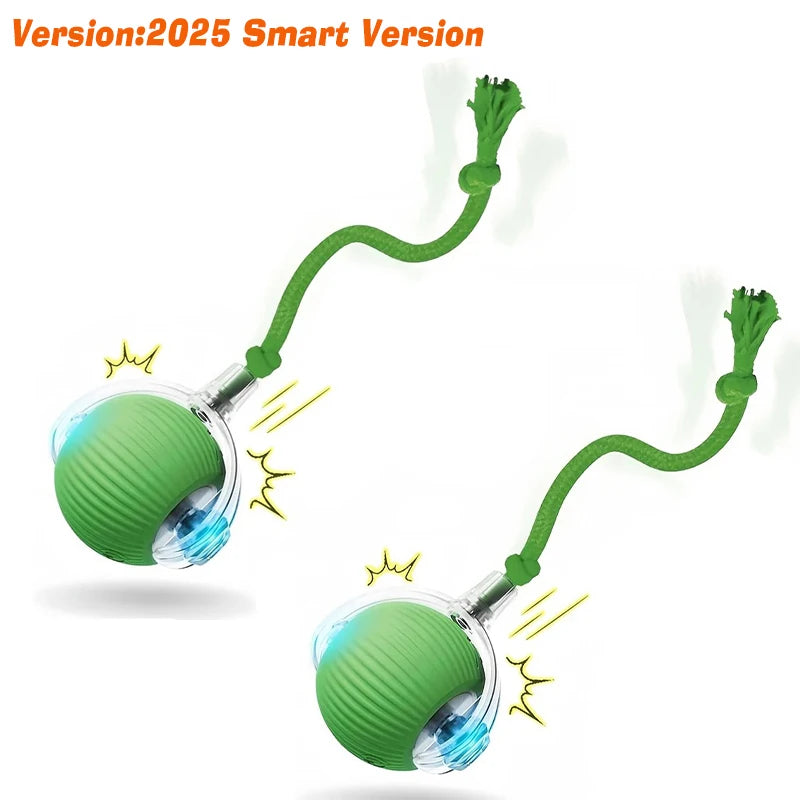 Smart Interactive Dog Ball Toy – Automatic Rolling, Rechargeable & Obstacle-Avoidance Play for Pets