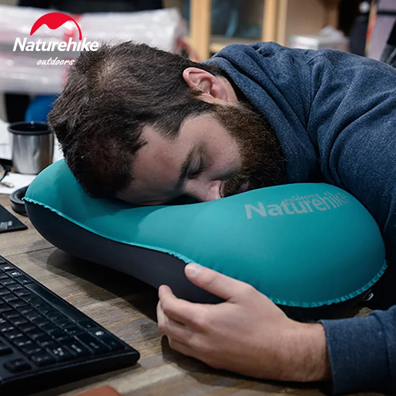 Naturehike NH17T013-Z Ultralight Inflatable Travel Pillow – Compact Camping Air Pillow | NATUREHIKE
