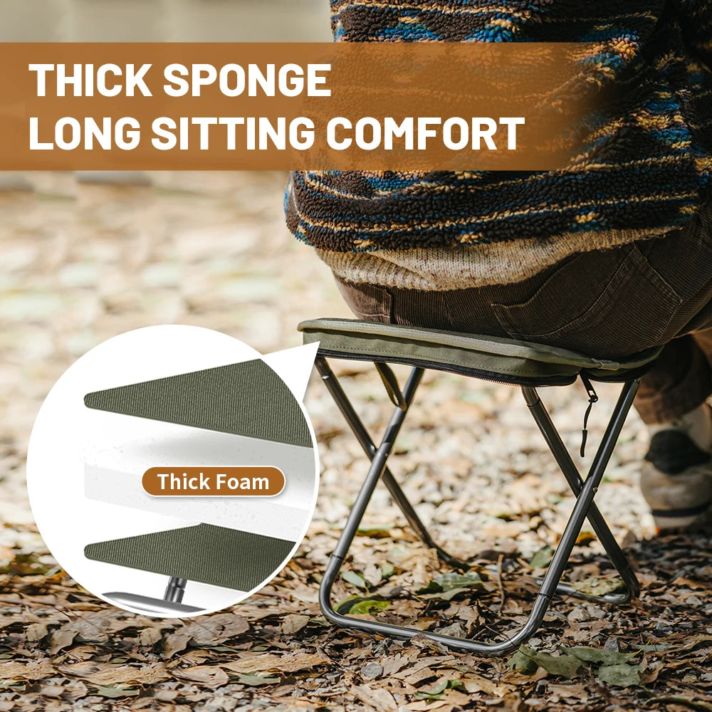 Lightweight Aluminium Portable Camping Chair Folding Outdoor Fishing Hiking Stool Seat