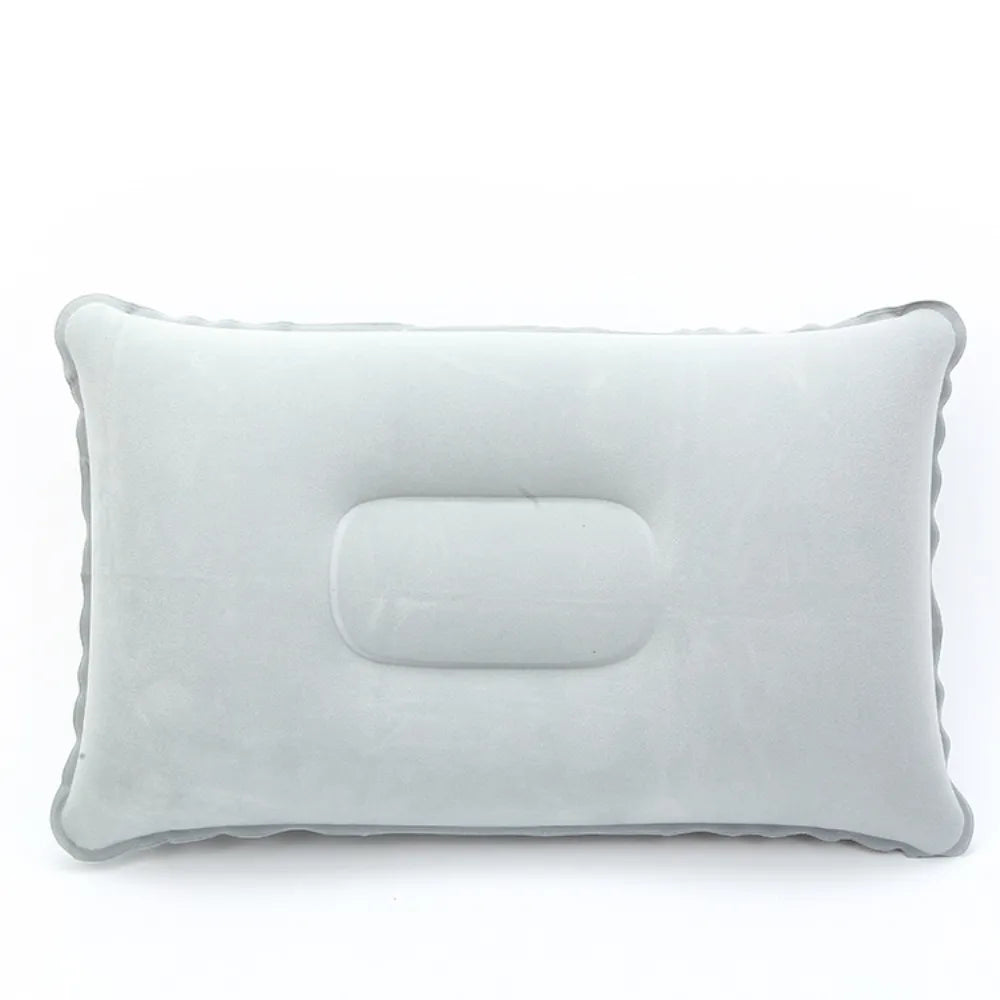 Air Pillows Head Rest Travel Pillow Portable Ultralight Inflatable PVC Nylon Square Pillow