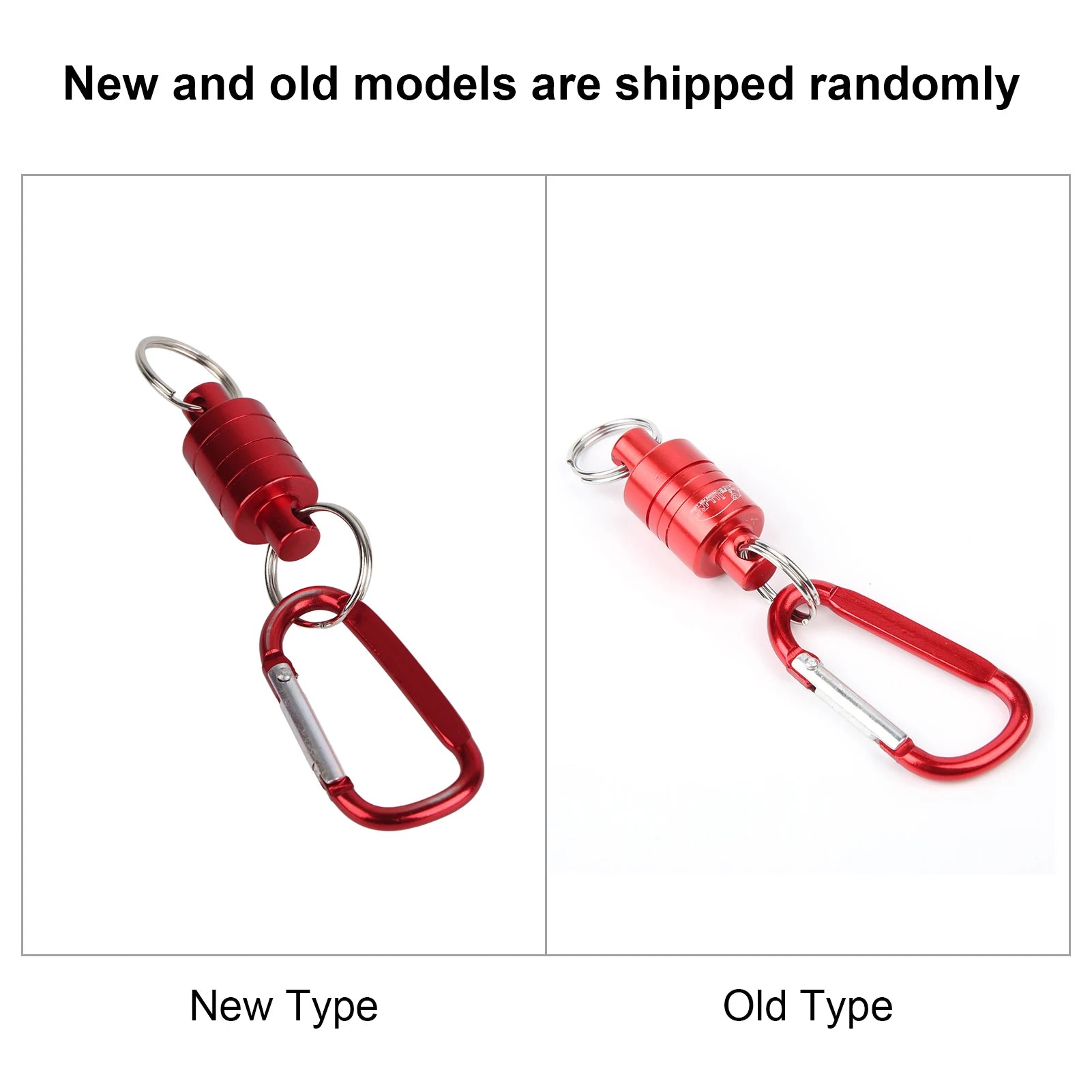 Magnetic Fishing Net Release Clip Portable Landing Net Holder Carabiner Tool