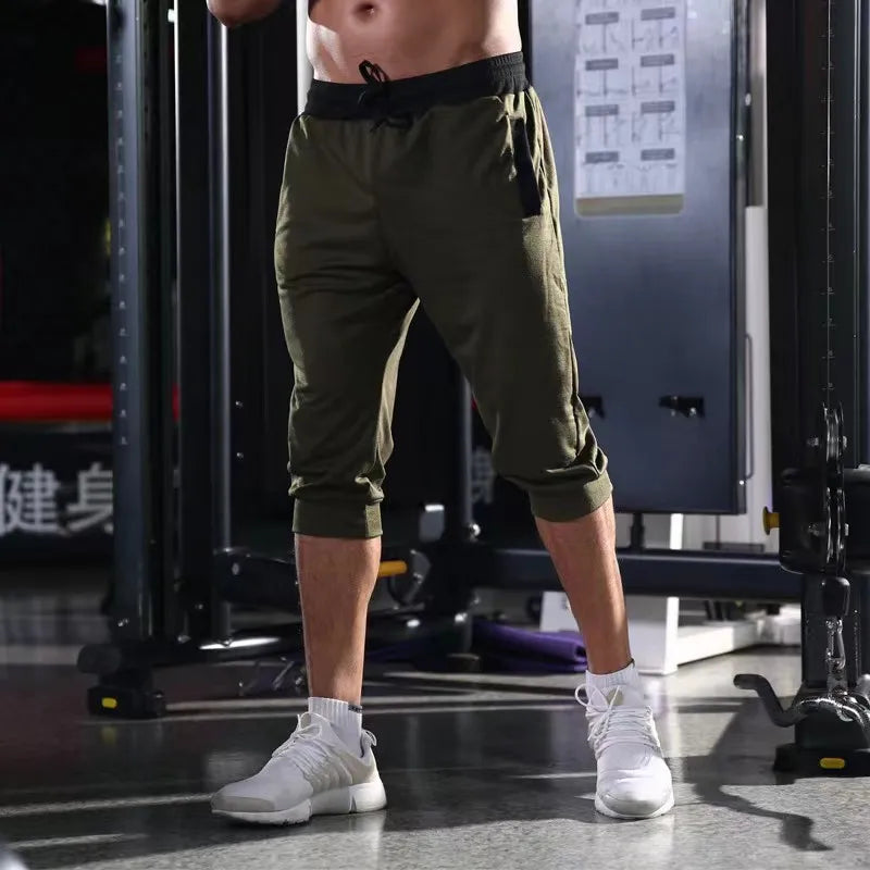 Men’s Summer Cotton Shorts – Breathable Casual Gym & Beach Wear